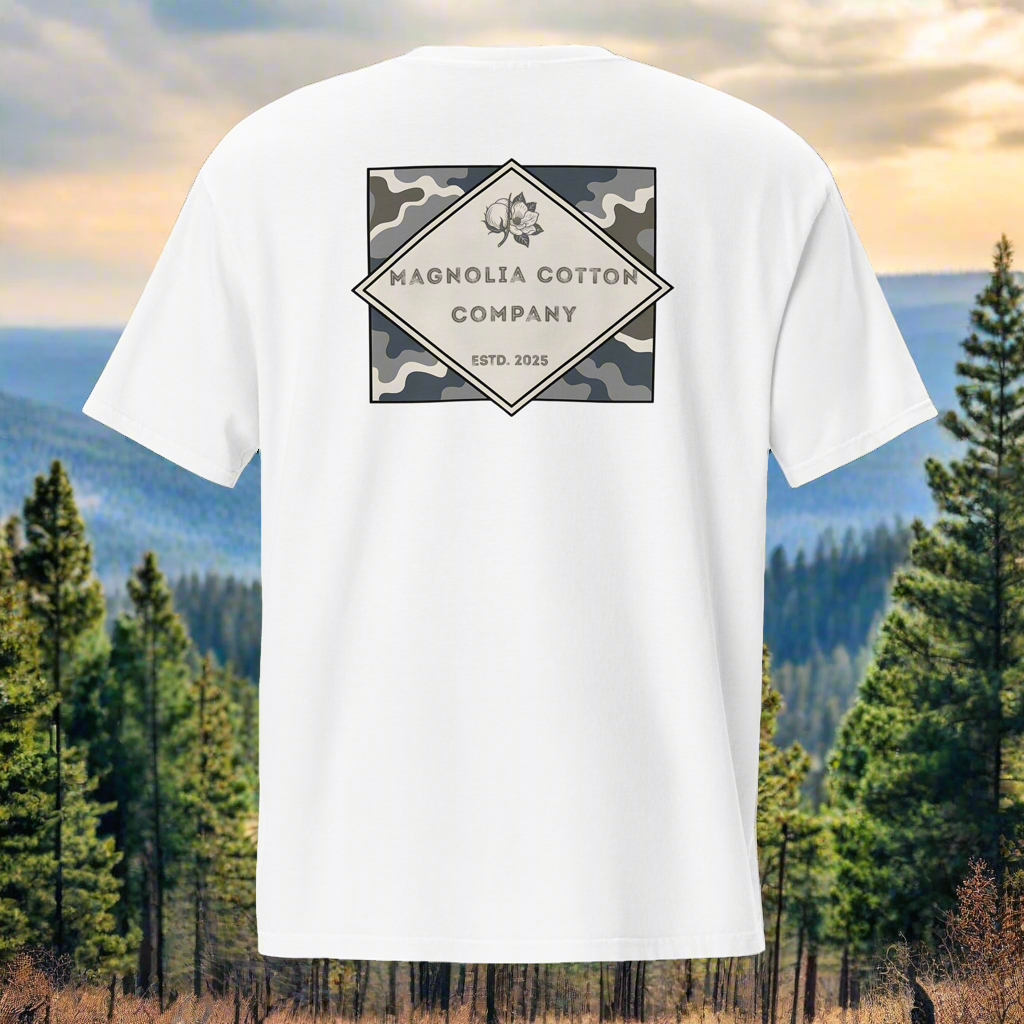 Heritage Diamond Camo Pocket Tee – Magnolia Cotton Co.