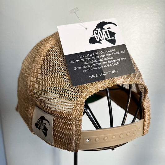 Bloom Distressed Mesh Snapback Baseball Cap