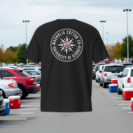 All Roads Lead to UGA Pocket Tee – Magnolia Cotton Co. T-shirt in Bulldog Black